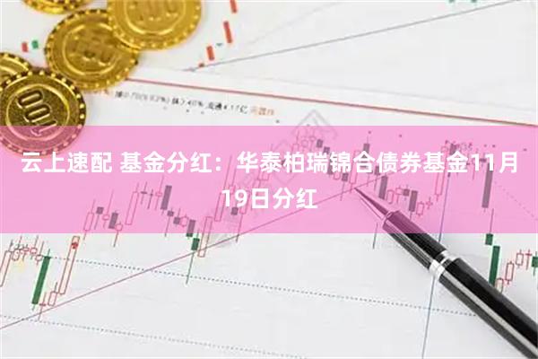 云上速配 基金分红：华泰柏瑞锦合债券基金11月19日分红